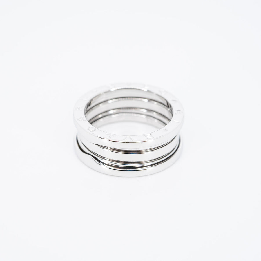 แหวน Bvlgari B.zero1 2band Ring #T4 18K White Gold Size 58# (Used) #vrbvrim 5995