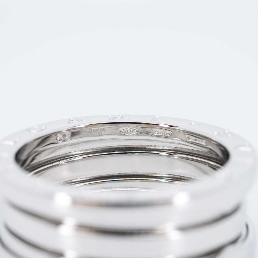 แหวน Bvlgari B.zero1 2band Ring #T4 18K White Gold Size 58# (Used) #vrbvrim 5995