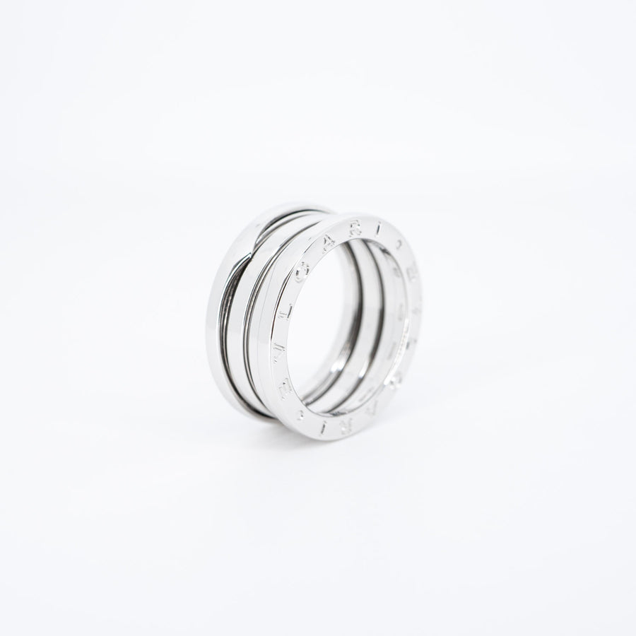 แหวน Bvlgari B.zero1 2band Ring #T4 18K White Gold Size 55# (Used) #vrbvrim 5994