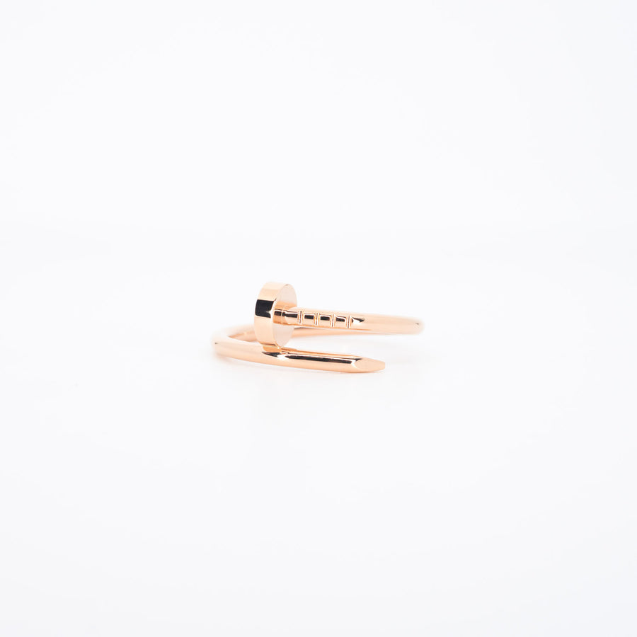 แหวน Cartier Juste Un Clou ring SM #T4 18K Rose Gold Size 51# (Used) #vrcan 6108