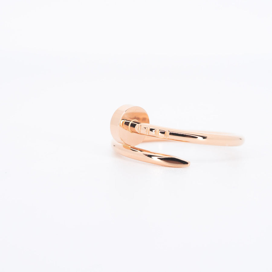 แหวน Cartier Juste Un Clou ring SM #T4 18K Rose Gold Size 50# (Used) #vrcan 6110