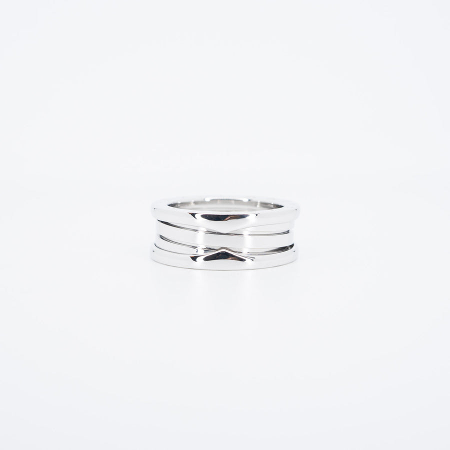 แหวน Bvlgari B.zero1 2band Ring #T4 18K White Gold Size 58# (Used) #vrbvrim 6081