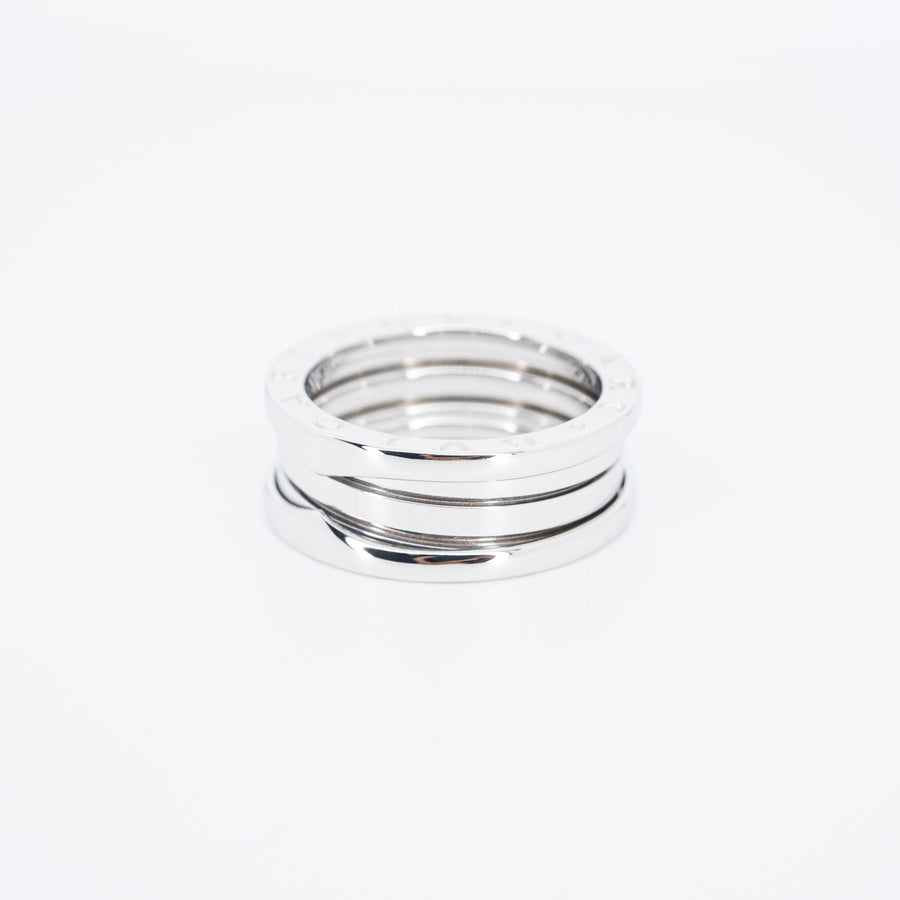 แหวน Bvlgari B.zero1 2band Ring #T4 18K White Gold Size 58# (Used) #vrbvrim 6081