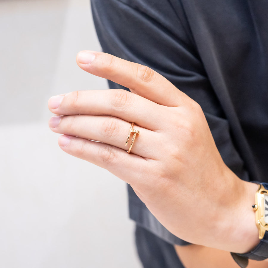 แหวน Cartier Juste Un Clou ring, small model 18K Rose Gold Size 59# (Used) #vrcar 7531