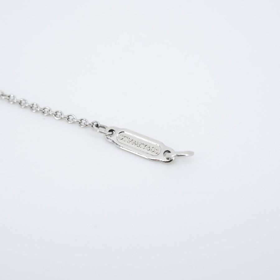 สร้อยและจี้ Tiffany & Co. Tiffany Victoria Key (with Pendant) #T3 18K White Gold Size 45.5cm.# (Used) #vrtinlimt 6181