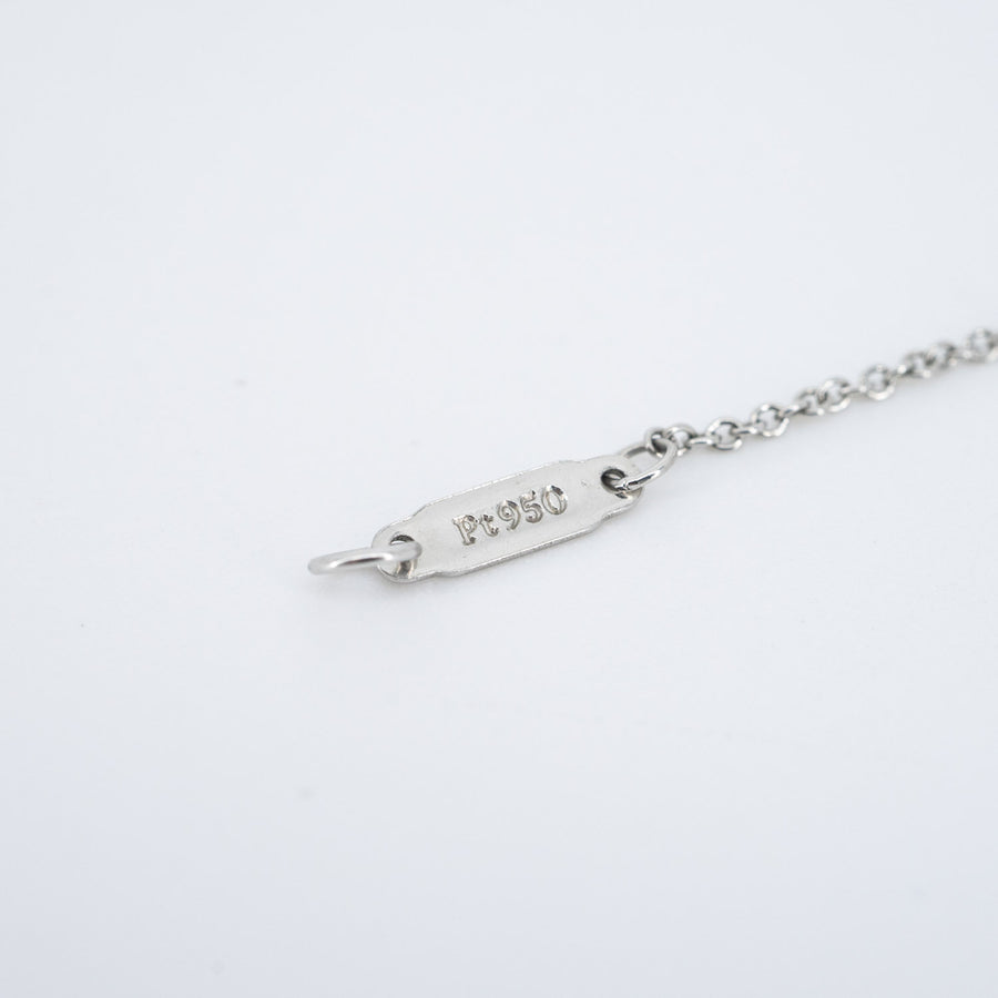 สร้อยและจี้ Tiffany & Co. Tiffany Victoria Key (with Pendant) #T3 18K White Gold Size 45.5cm.# (Used) #vrtinlimt 6181