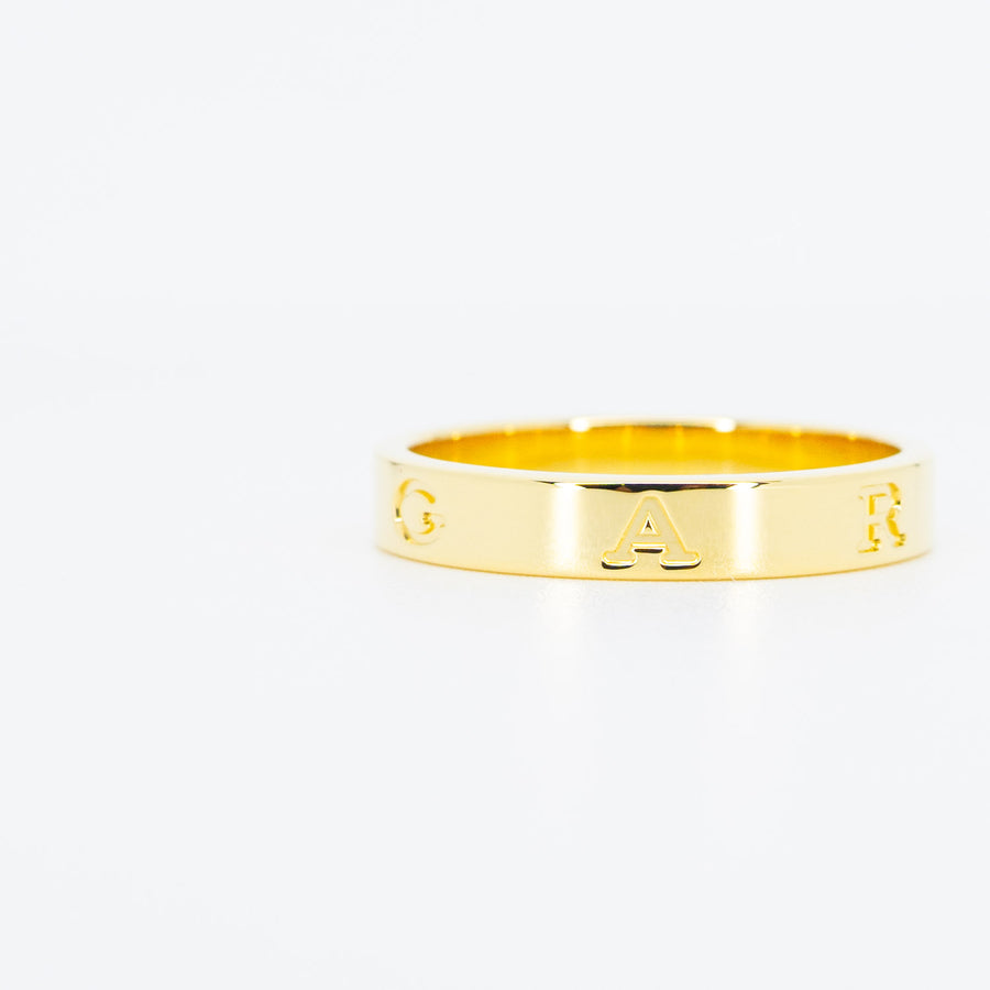 แหวน Bvlgari B.zero1 Essential band Ring #T4 18K Yellow Gold Size 59# (Used) #vrbv 0676