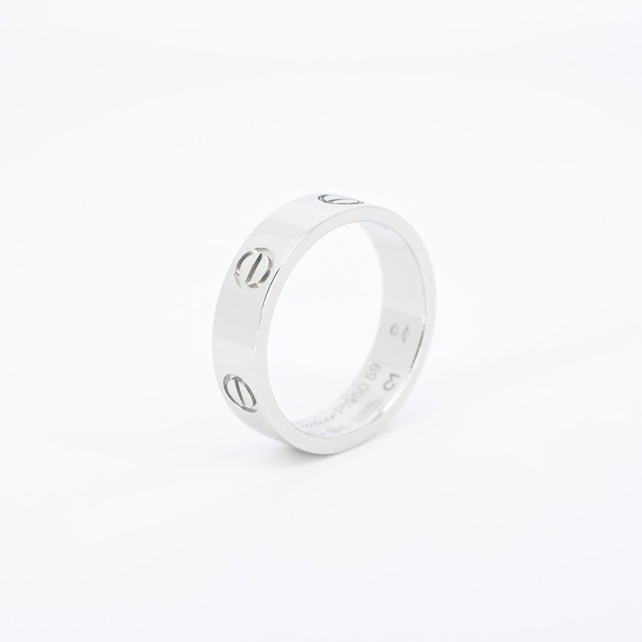 แหวน Cartier Love Ring Platinum950 Size 59# (Used) #vrcarim 6151