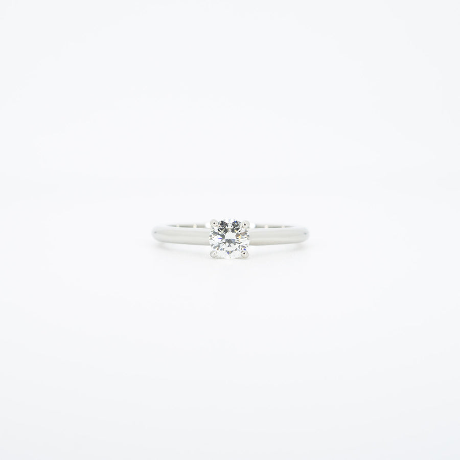 แหวน Cartier 1895 Solitaire Ring 0.40ct H VS2 Platinum950 Size 51# (Used) #vrcarim 6161