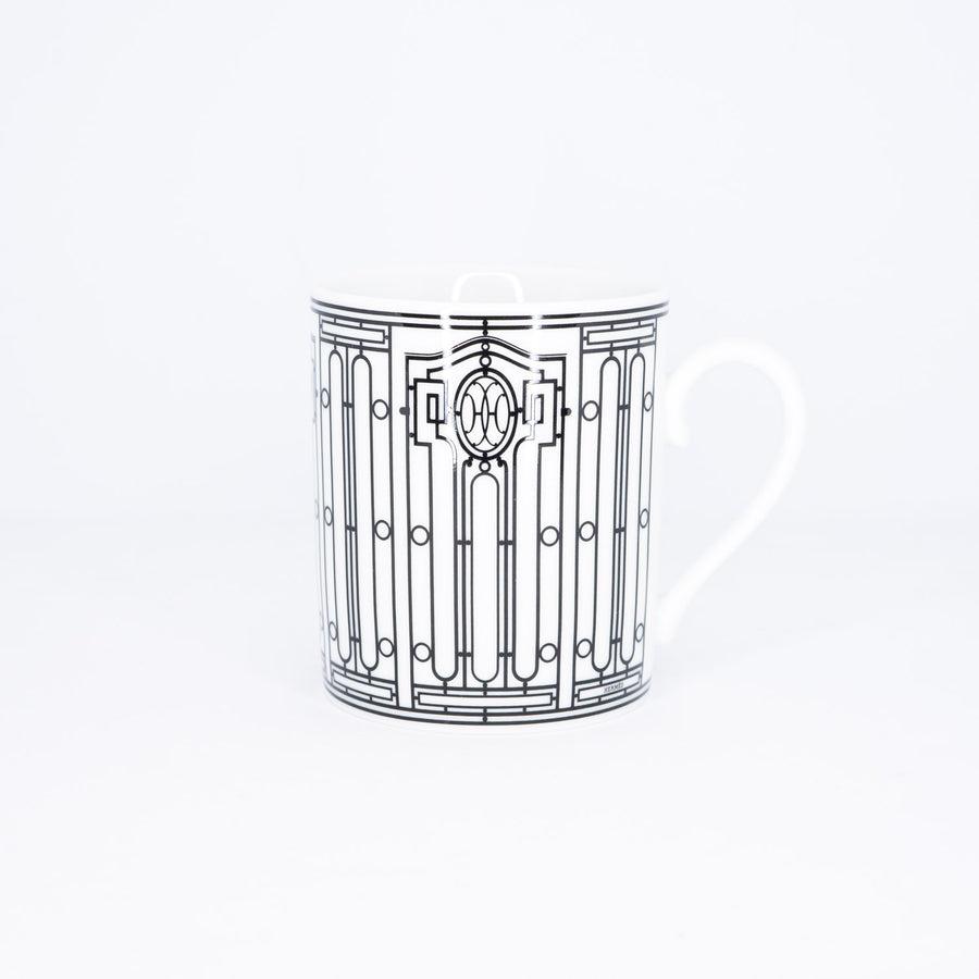 แก้ว Hermes H Deco Mug, White (Used) #vrhe 0692