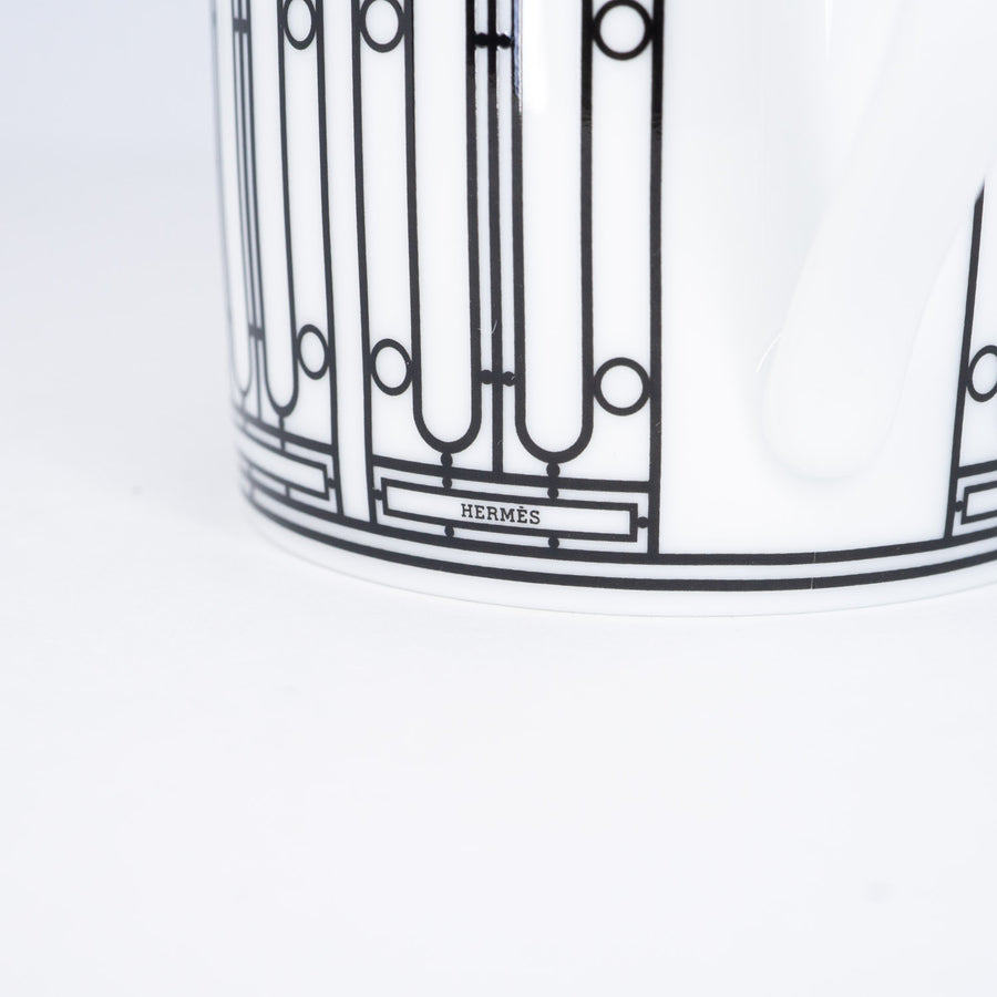 แก้ว Hermes H Deco Mug, White (Used) #vrhe 0692