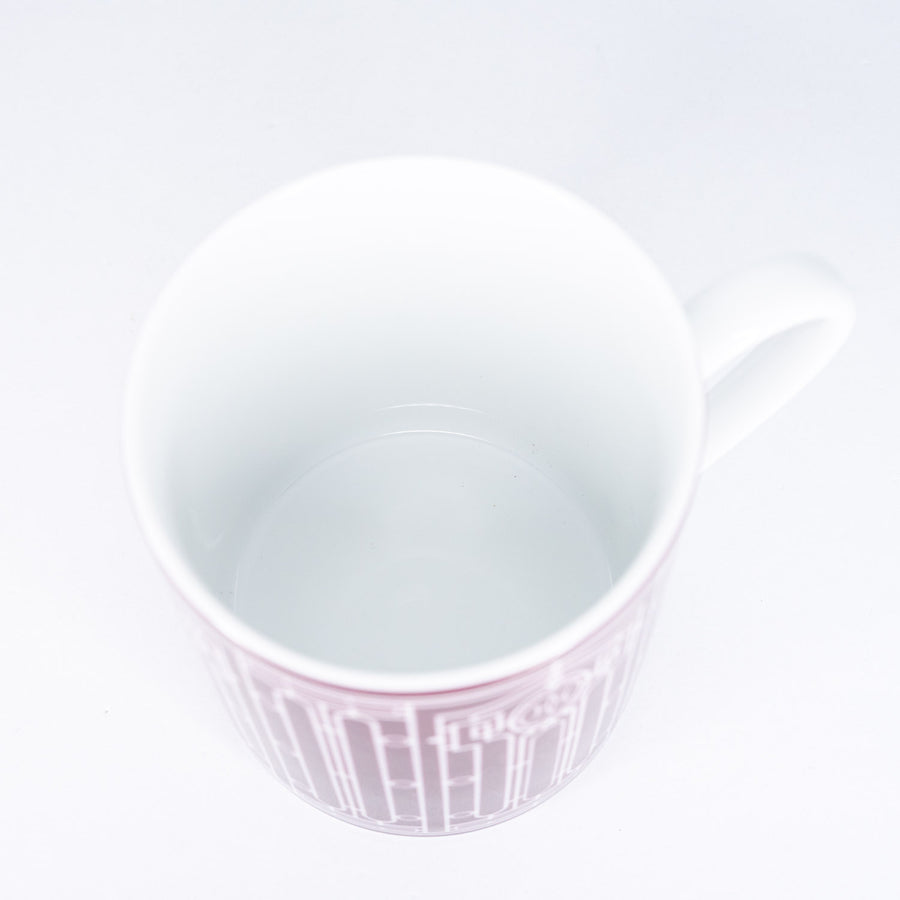 แก้ว Hermes H Deco Mug, Red Rouge White (Used) #vrhe 0695