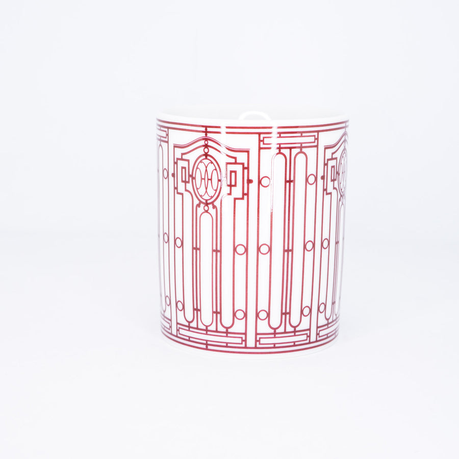 แก้ว Hermes H Deco Mug, White with Rouge (Used) #vrhe 0696