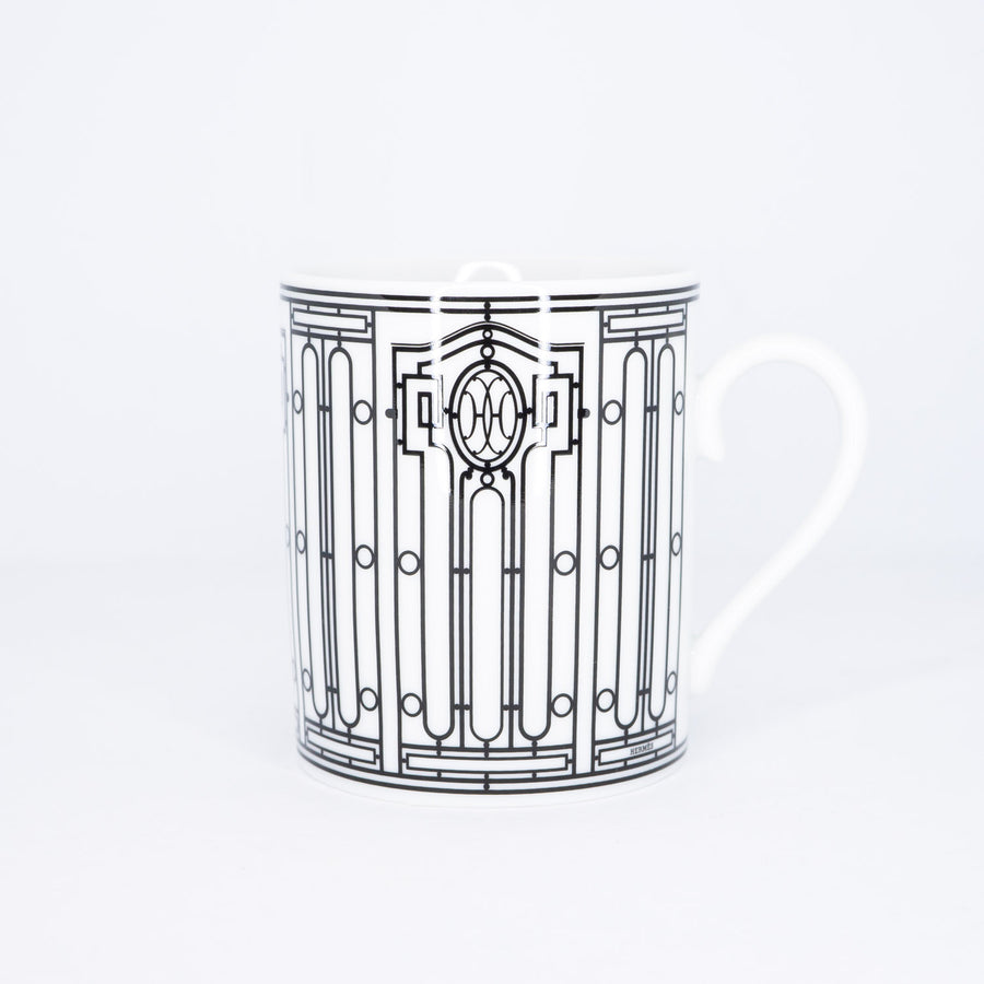 แก้ว Hermes H Deco Mug, White (Used) #vrhe 0694