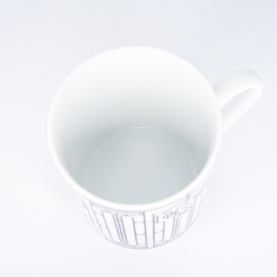 แก้ว Hermes H Deco Mug, White (Used) #vrhe 0694