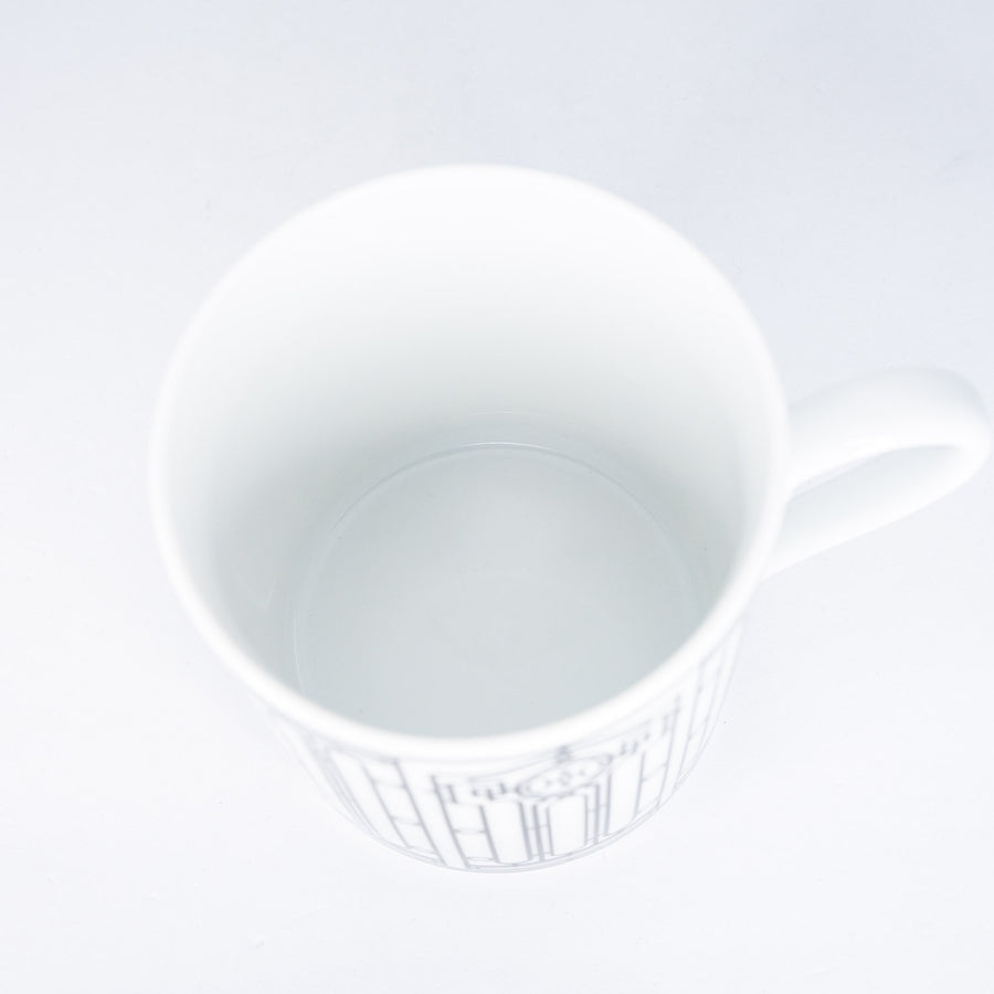 แก้ว Hermes H Deco Mug, White (Used) #vrhe 0693