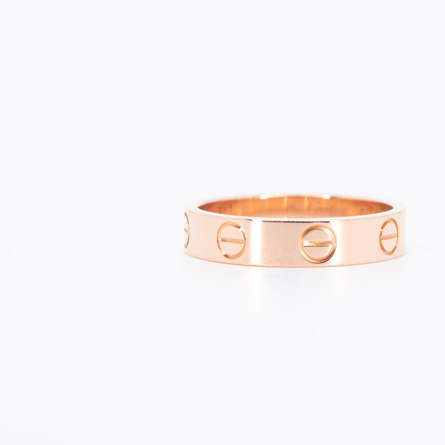 แหวน Cartier Love band 18K Rose Gold Size 48# (Used) #vrcarimt 6283