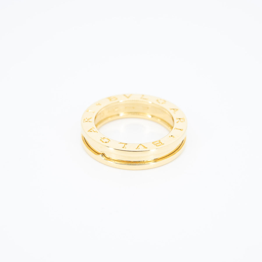 แหวน Bvlgari B.zero1 1band Ring 18K Yellow Gold Size 50# (Used) #vrbvrim 6309