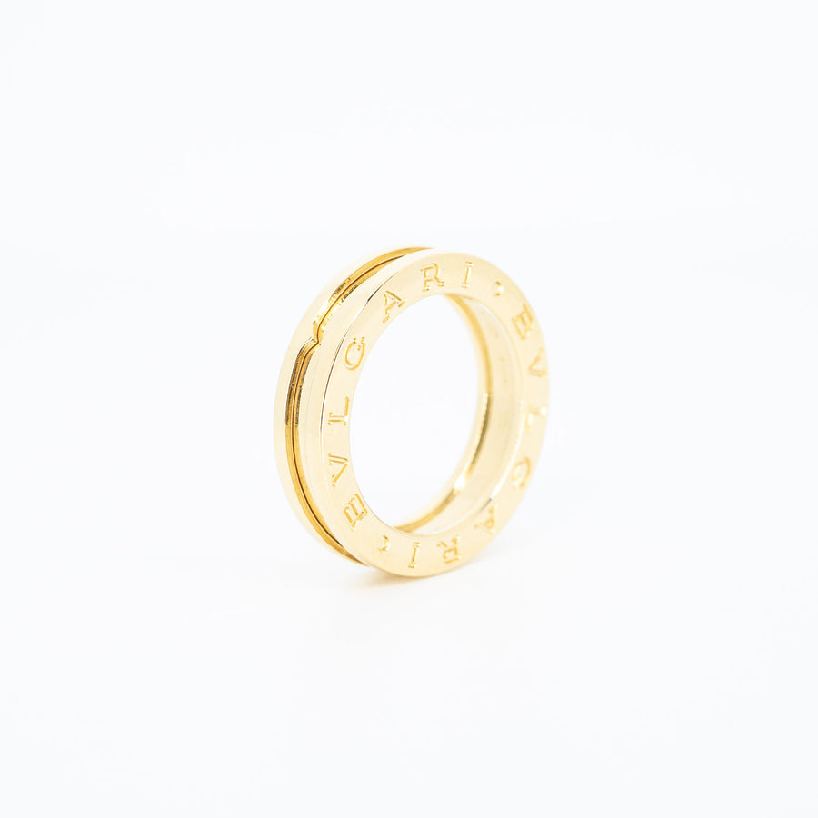 แหวน Bvlgari B.zero1 1band Ring 18K Yellow Gold Size 50# (Used) #vrbvrim 6309