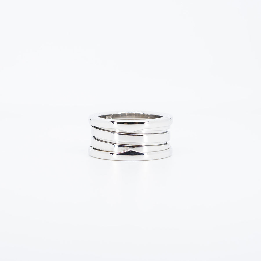 แหวน Bvlgari B.zero1 3band Ring 18K White Gold Size 50# (Used) #vrbvr 6478