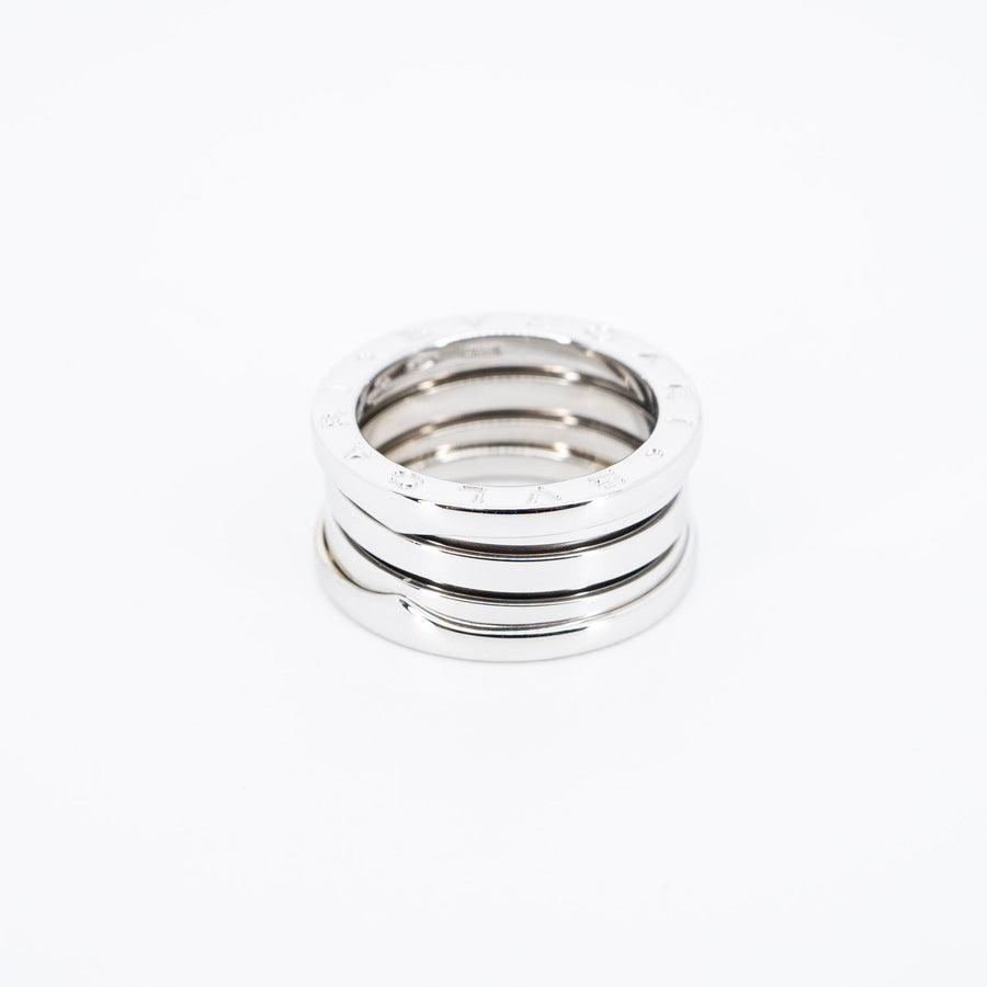 แหวน Bvlgari B.zero1 3band Ring 18K White Gold Size 50# (Used) #vrbvr 6478