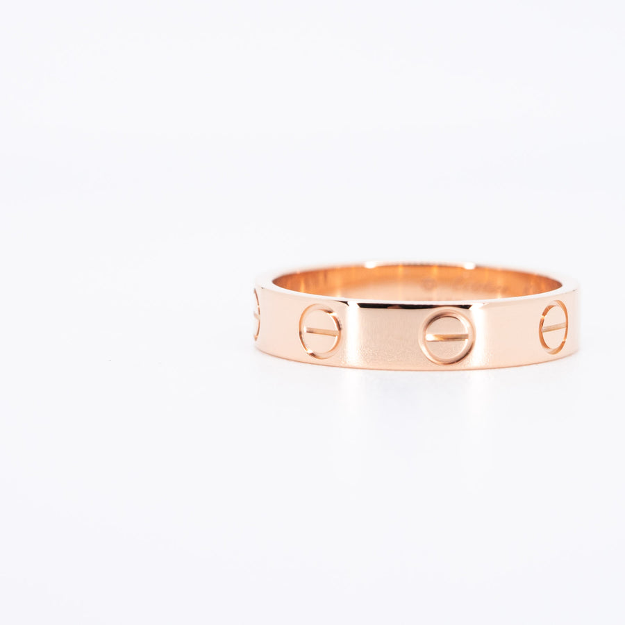 แหวน Cartier Love band 18K Rose Gold Size 49# (Used) #vrcar 6468