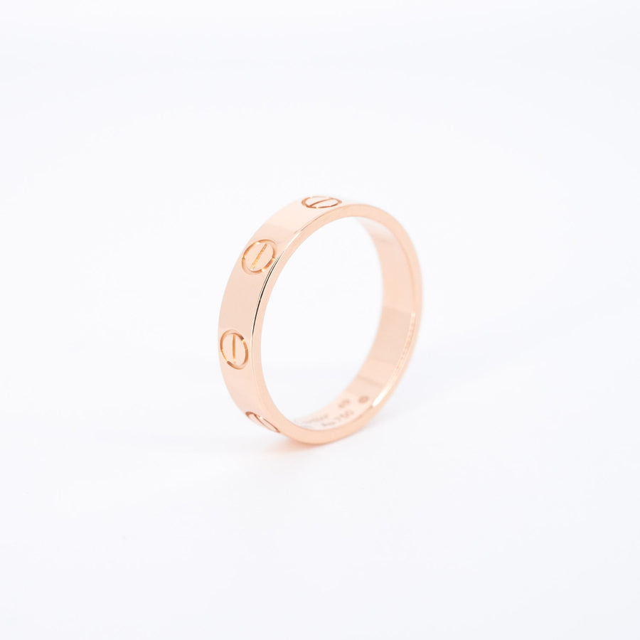 แหวน Cartier Love band 18K Rose Gold Size 49# (Used) #vrcar 6468