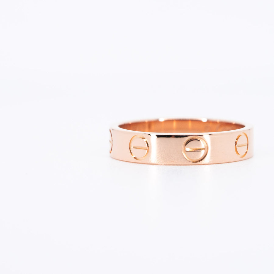 แหวน Cartier Love band 18K Rose Gold Size 46# (Used) #vrca 0741