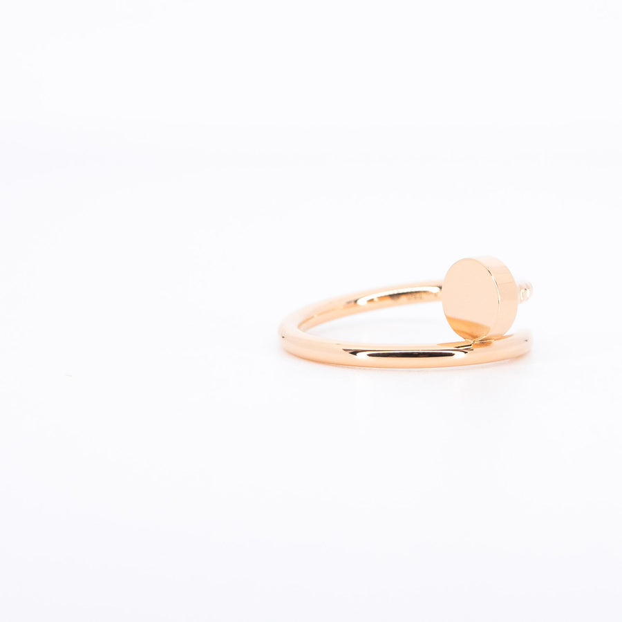 แหวน Cartier Juste Un Clou ring SM 18K Rose Gold Size 46# (Used) #vrcan 6563