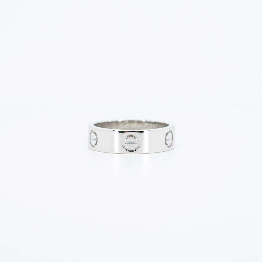 แหวน Cartier Love Ring Platinum950 Size 55# (Used) #vrcarim 6418