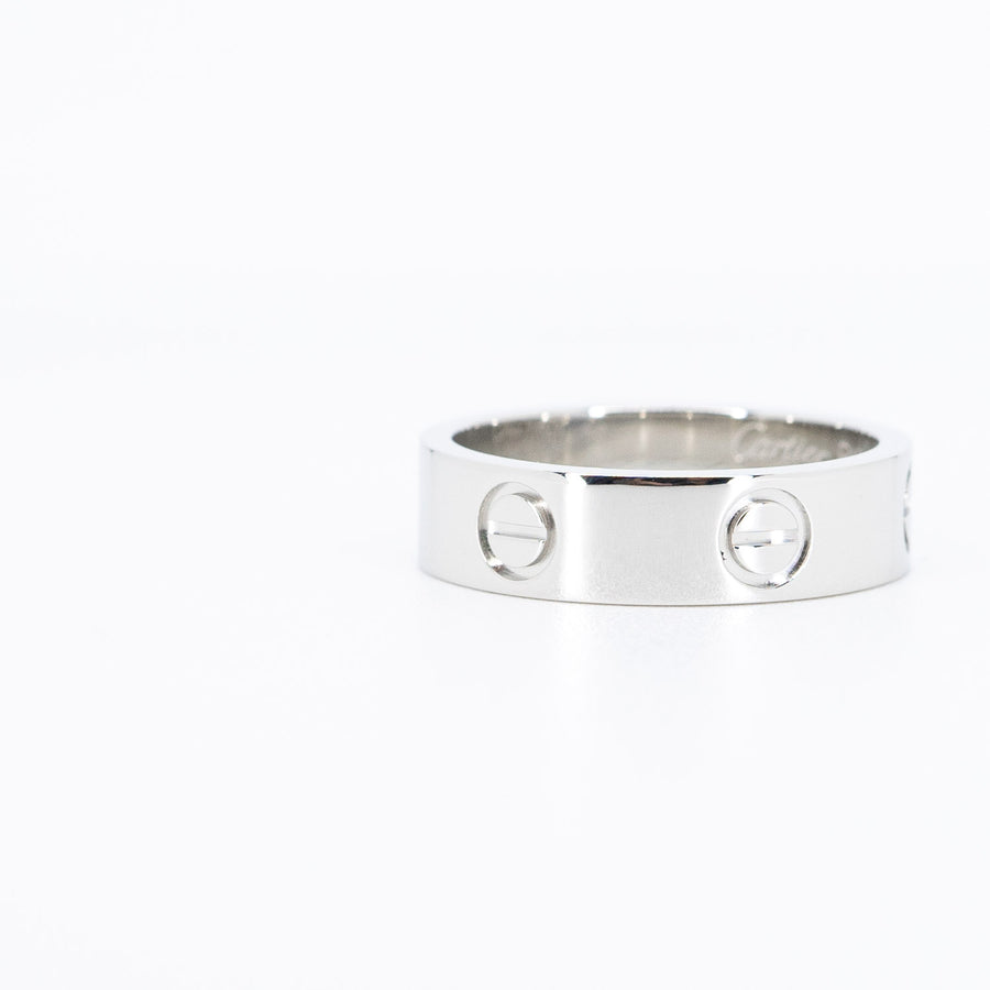 แหวน Cartier Love Ring Platinum950 Size 55# (Used) #vrcarim 6418