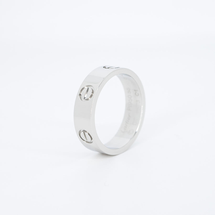 แหวน Cartier Love Ring Platinum950 Size 55# (Used) #vrcarim 6418