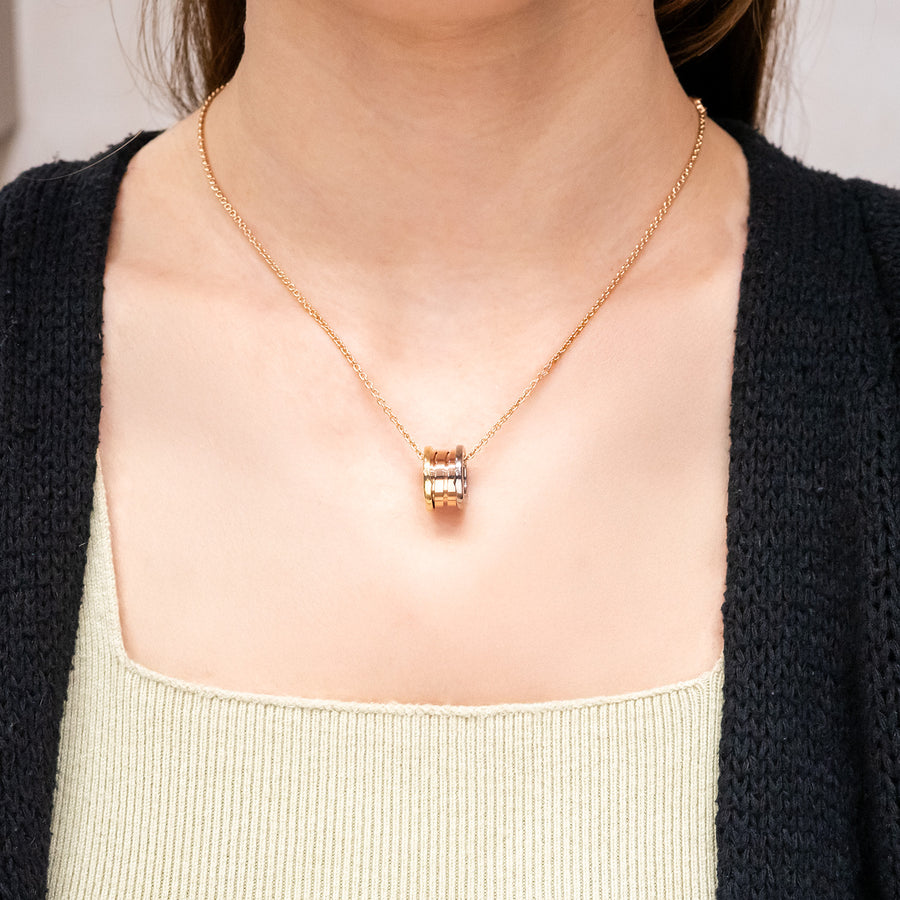 สร้อยและจี้ Bvlgari B.zero1 necklace and pendant 3Color Size 39/42.5/46cm.# (Used) #vrbvnlimt 7133