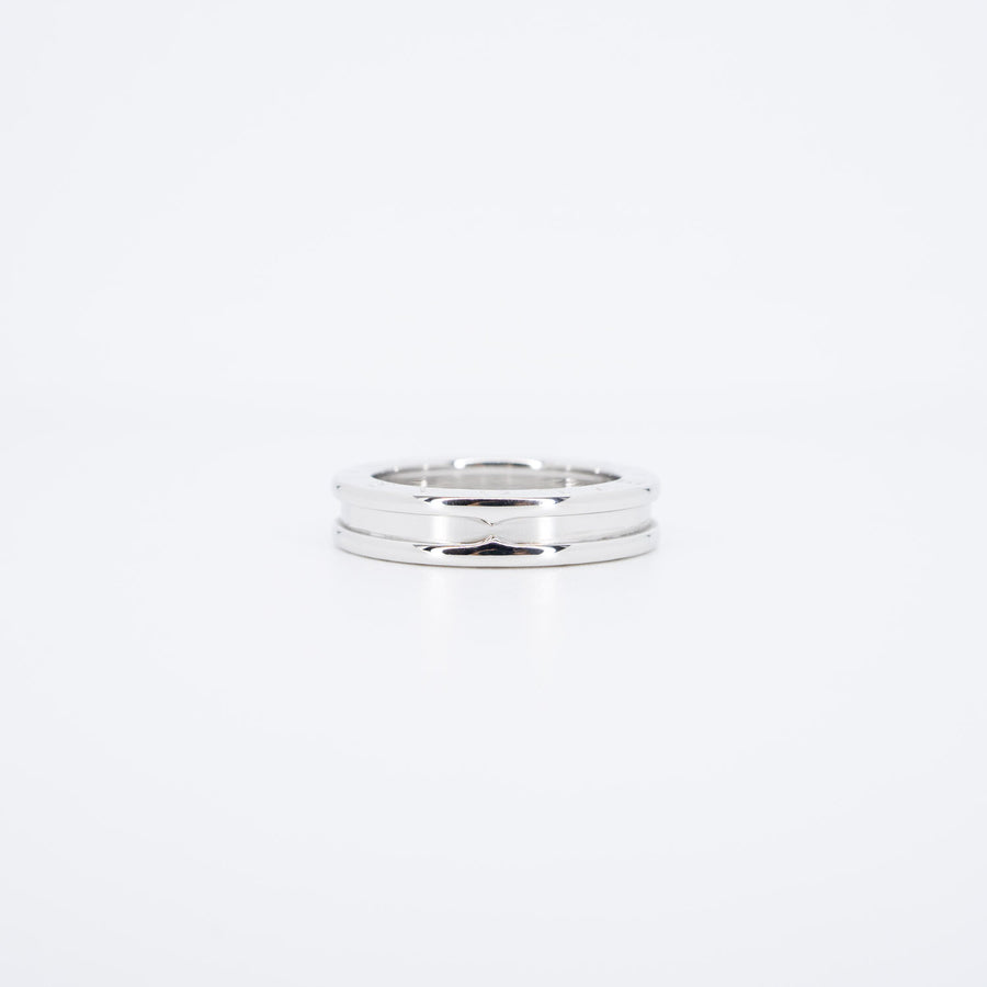 แหวน Bvlgari B.zero1 1band Ring 18K White Gold Size 53# (Used) #vrbvr 6602