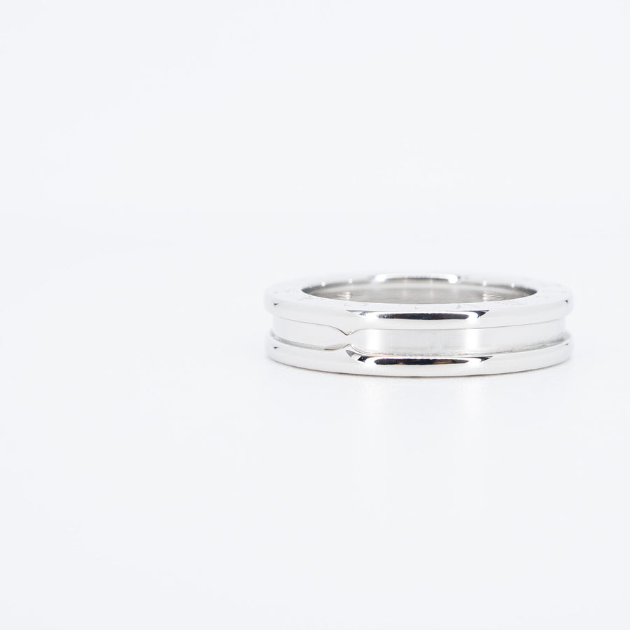 แหวน Bvlgari B.zero1 1band Ring 18K White Gold Size 53# (Used) #vrbvr 6602