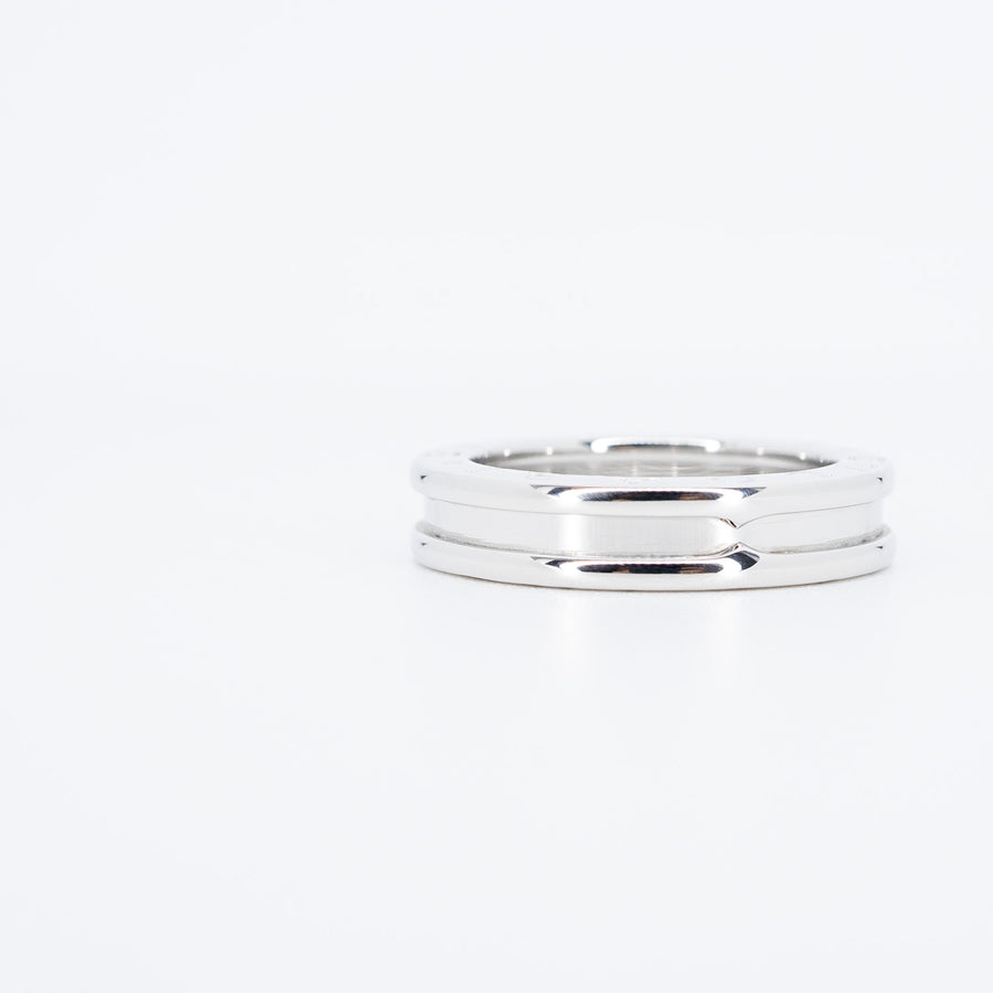 แหวน Bvlgari B.zero1 1band Ring 18K White Gold Size 53# (Used) #vrbvr 6602