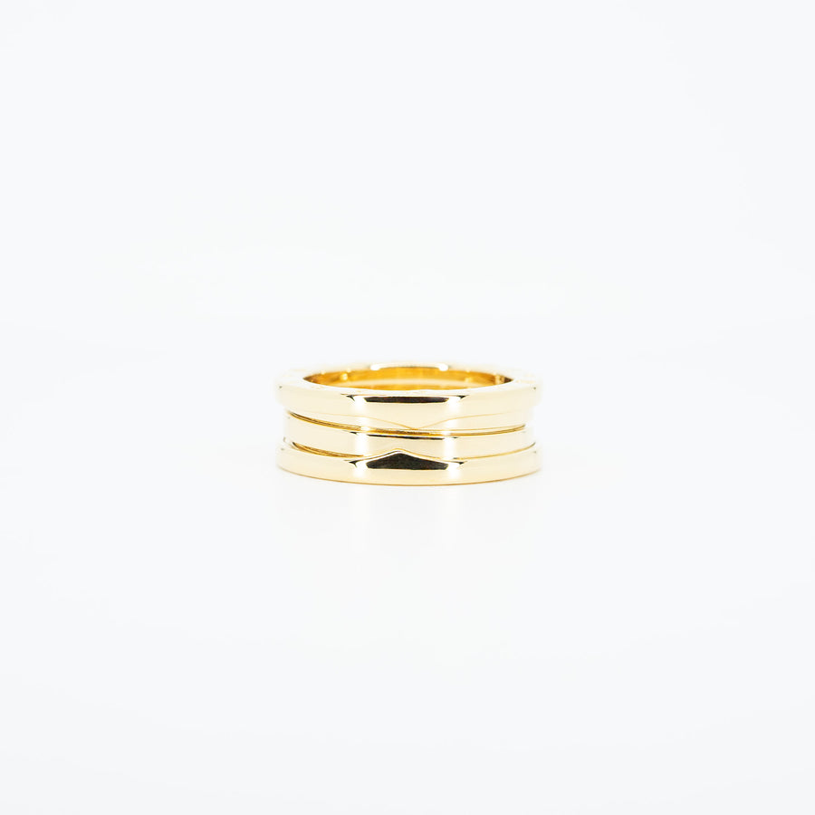 แหวน Bvlgari B.zero1 2band Ring 18K Yellow Gold Size 54# (Used) #vrbvrim 6608