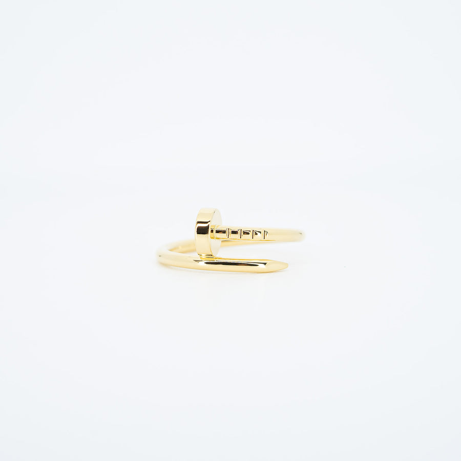 แหวน Cartier Juste Un Clou ring SM 18K Yellow Gold Size 47# (Used) #vrcar 6708