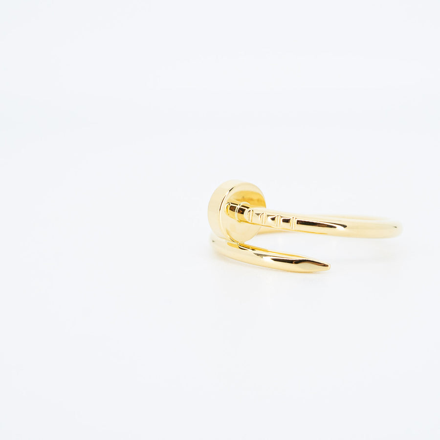 แหวน Cartier Juste Un Clou ring SM 18K Yellow Gold Size 47# (Used) #vrcar 6708