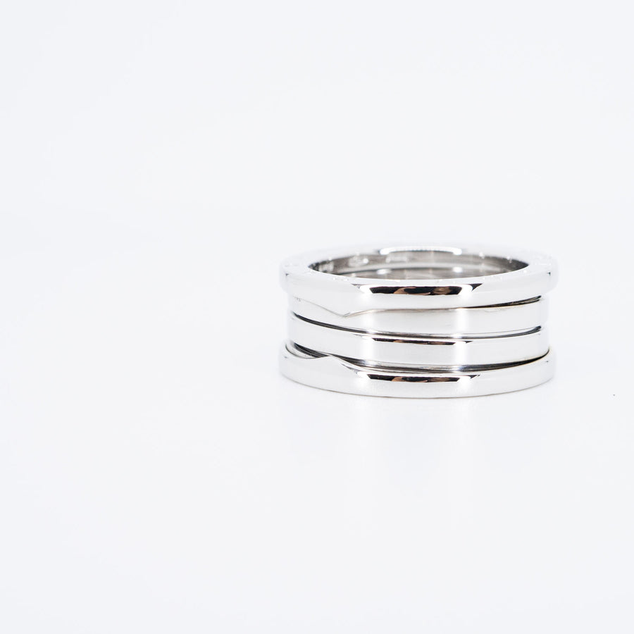 แหวน Bvlgari B.zero1 3band Ring 18K White Gold Size 55# (Used) #vrbvr 6710