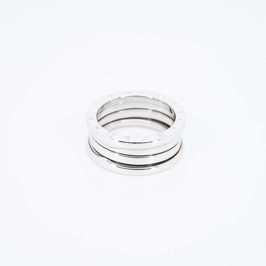 แหวน Bvlgari B.zero1 3band Ring 18K White Gold Size 55# (Used) #vrbvr 6710