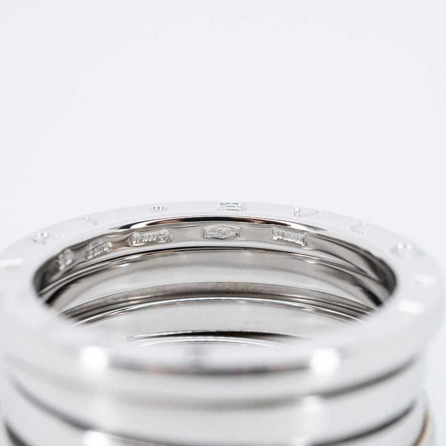 แหวน Bvlgari B.zero1 3band Ring 18K White Gold Size 55# (Used) #vrbvr 6710