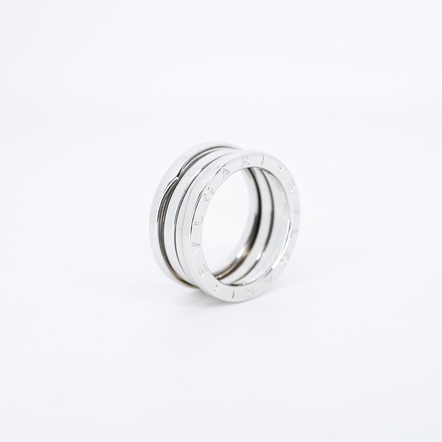 แหวน Bvlgari B.zero1 3band Ring 18K White Gold Size 55# (Used) #vrbvr 6710