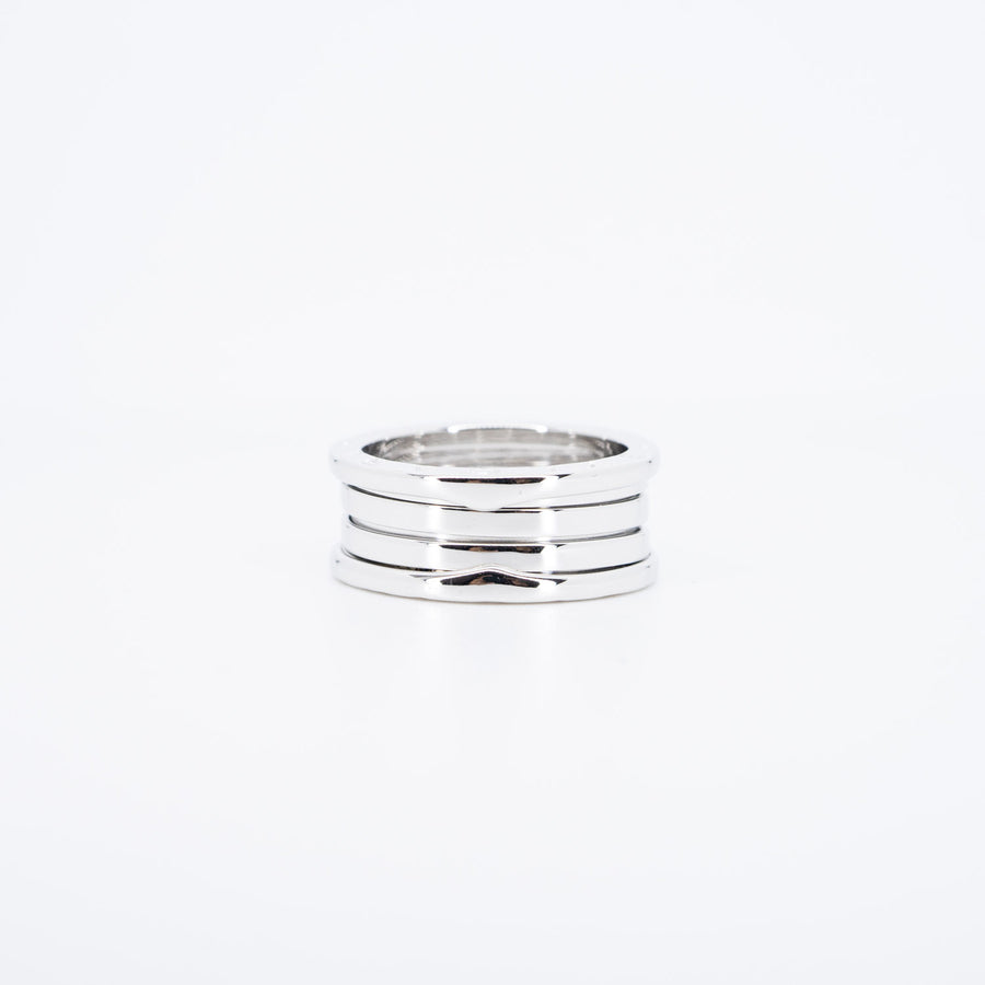 แหวน Bvlgari B.zero1 3band Ring 18K White Gold Size 60# (Used) #vrbvr 6668