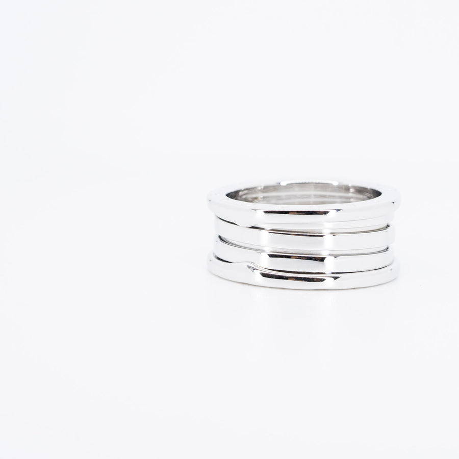 แหวน Bvlgari B.zero1 3band Ring 18K White Gold Size 60# (Used) #vrbvr 6668