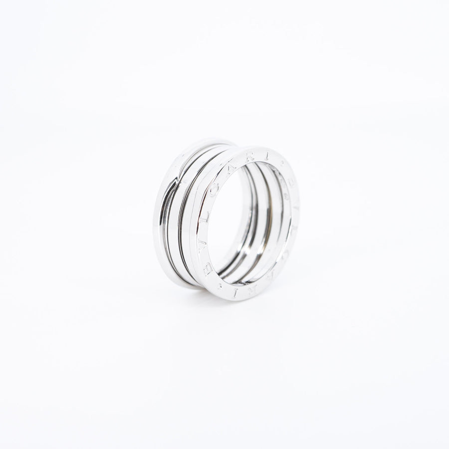 แหวน Bvlgari B.zero1 3band Ring 18K White Gold Size 60# (Used) #vrbvr 6668