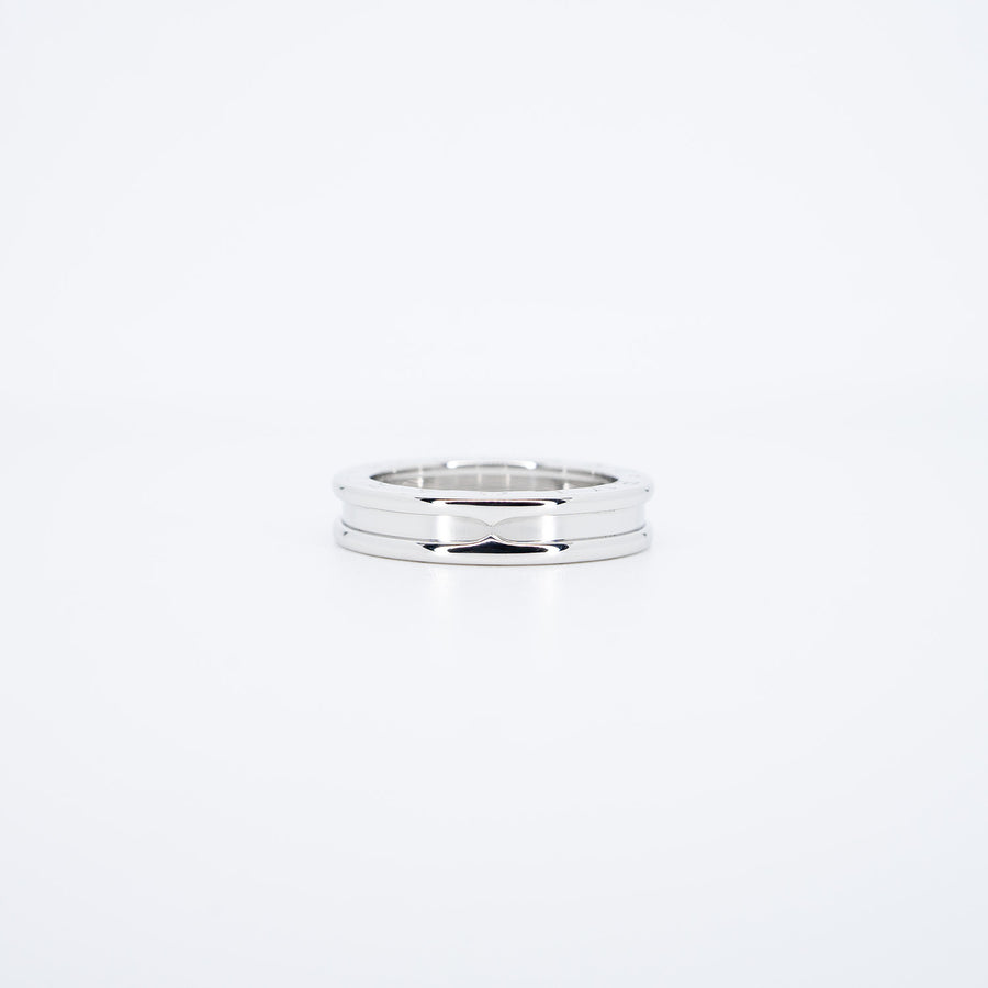 แหวน Bvlgari B.zero1 1band Ring 18K White Gold Size 54# (Used) #vrbvr 6715