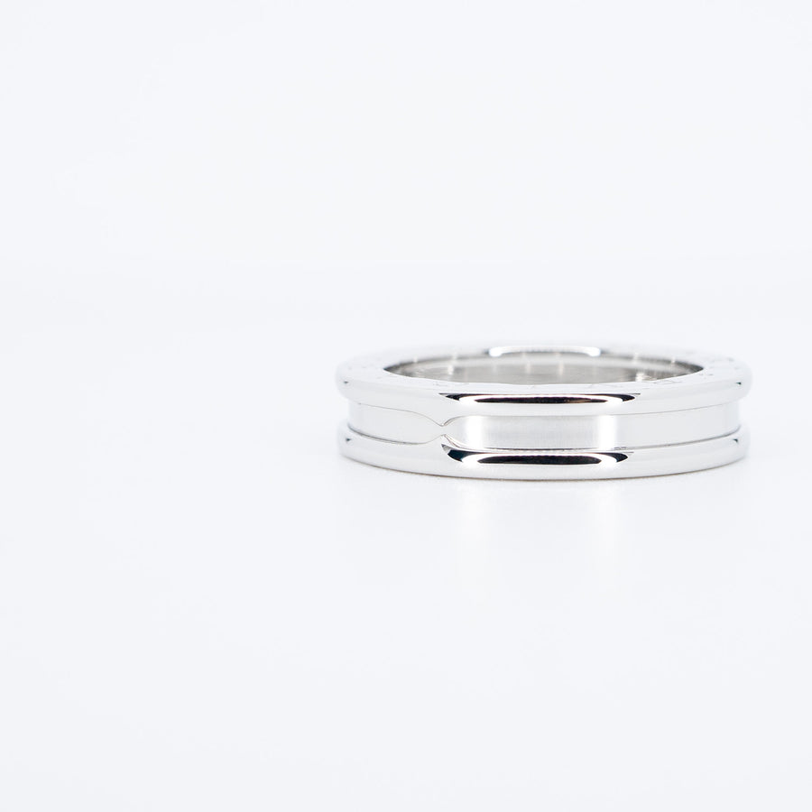 แหวน Bvlgari B.zero1 1band Ring 18K White Gold Size 54# (Used) #vrbvr 6715