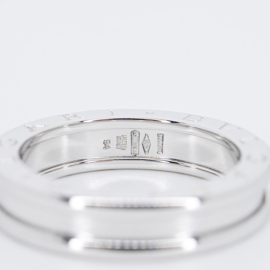 แหวน Bvlgari B.zero1 1band Ring 18K White Gold Size 54# (Used) #vrbvr 6715