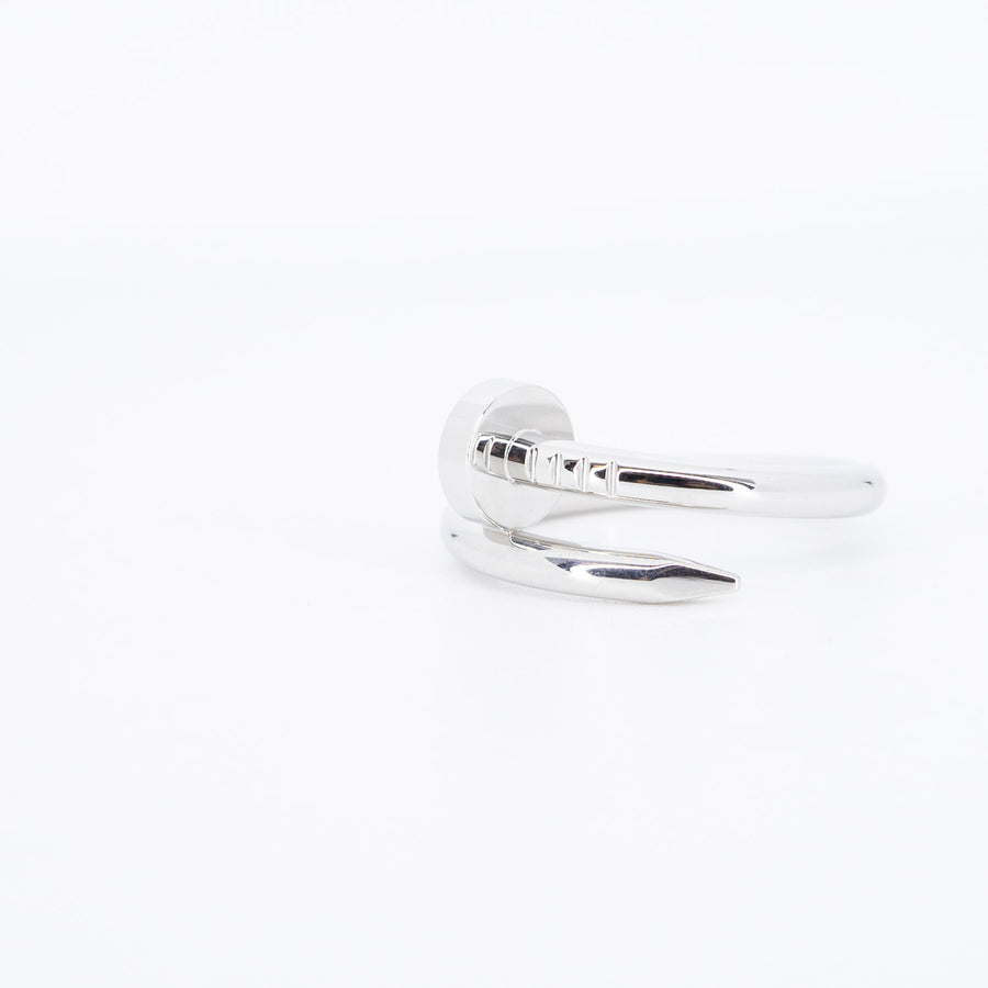 แหวน Cartier Juste Un Clou ring 18K White Gold Size 54# (Used) #vrcarim 6689